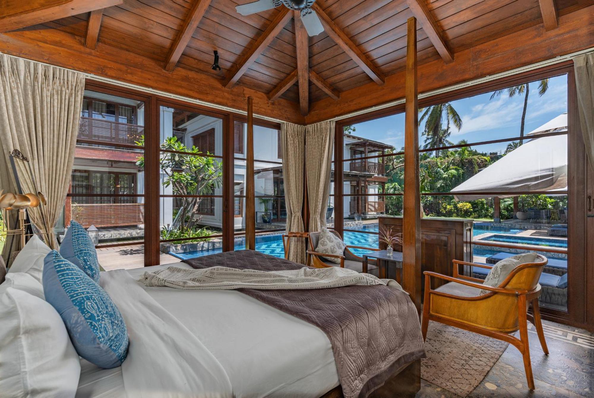 Azara Beach House - 5 Bhk Designer Villa, Candolim Beach Экстерьер фото