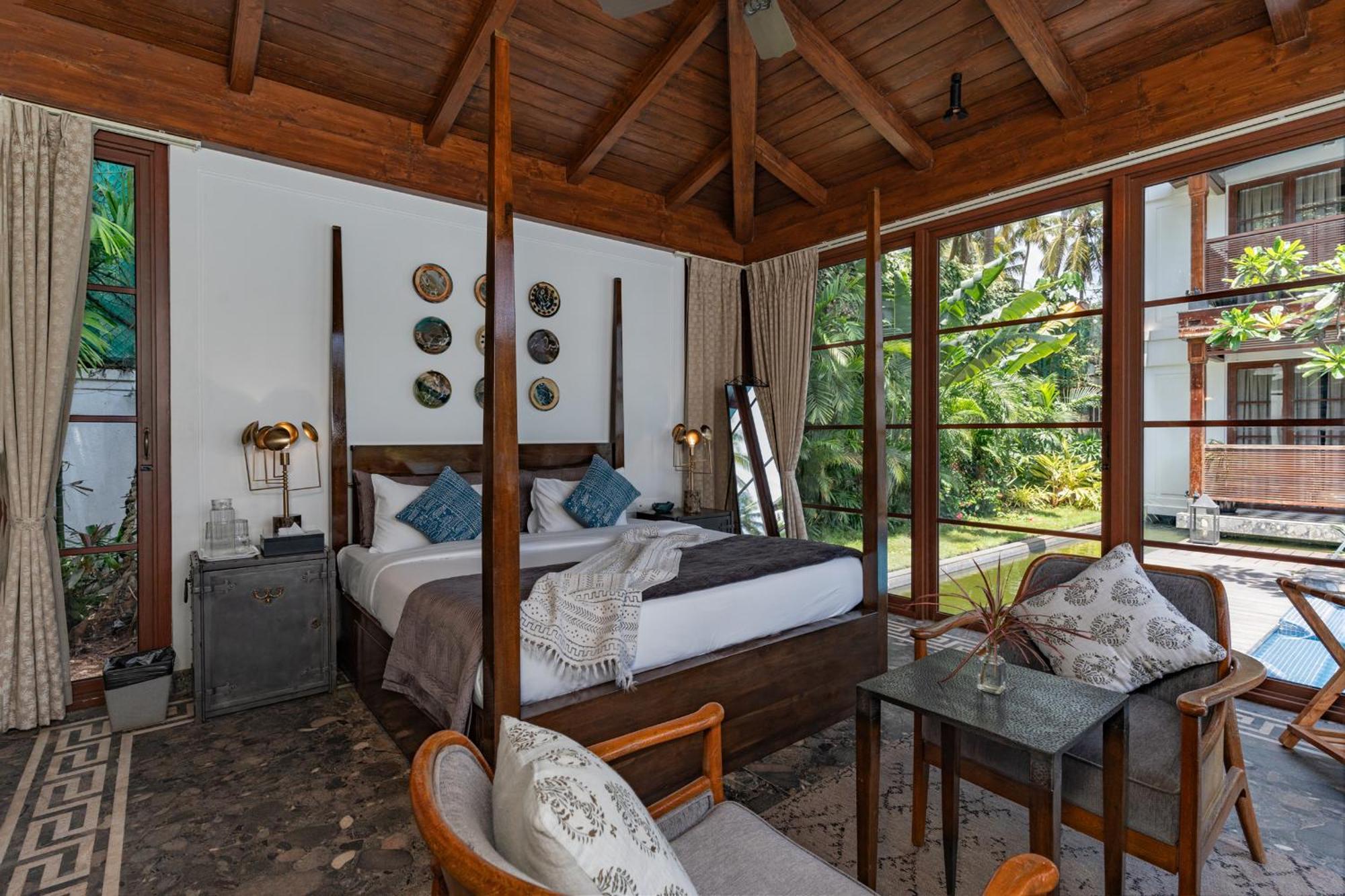 Azara Beach House - 5 Bhk Designer Villa, Candolim Beach Экстерьер фото