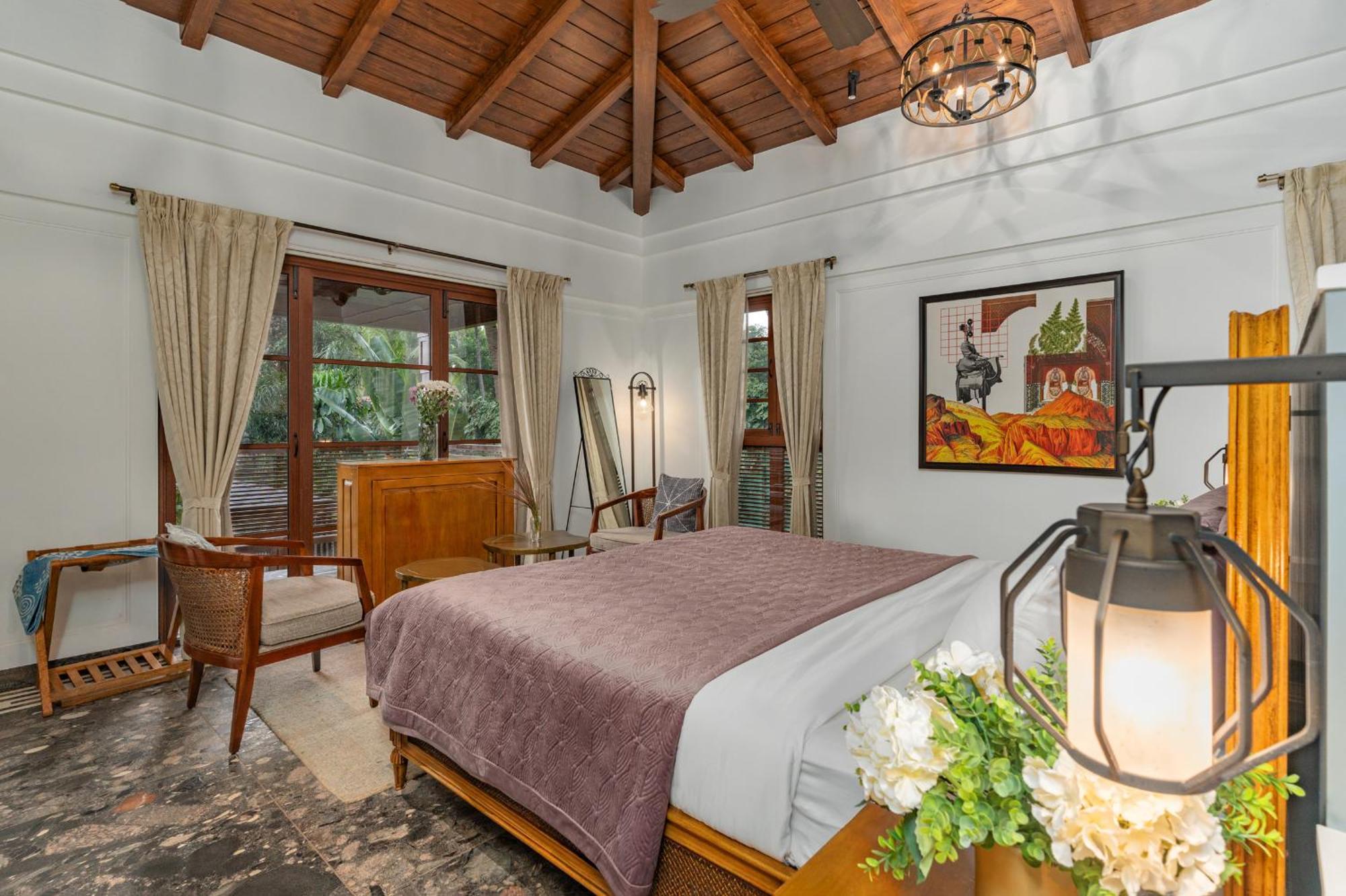 Azara Beach House - 5 Bhk Designer Villa, Candolim Beach Экстерьер фото